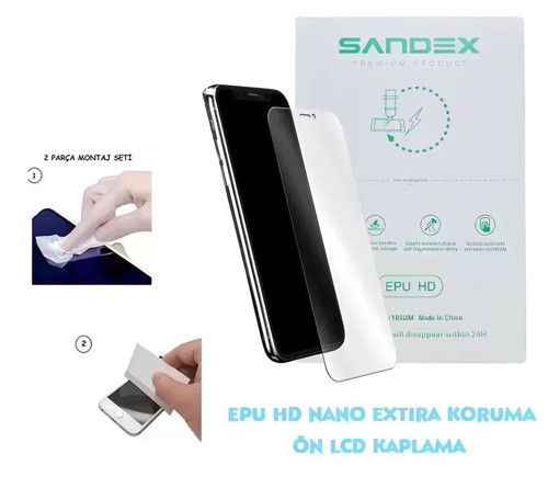 Samsung Z FOLD 8 NANO Ekran Koruyucu Esnek ULTRA İnce - SANDEX - EPU HD