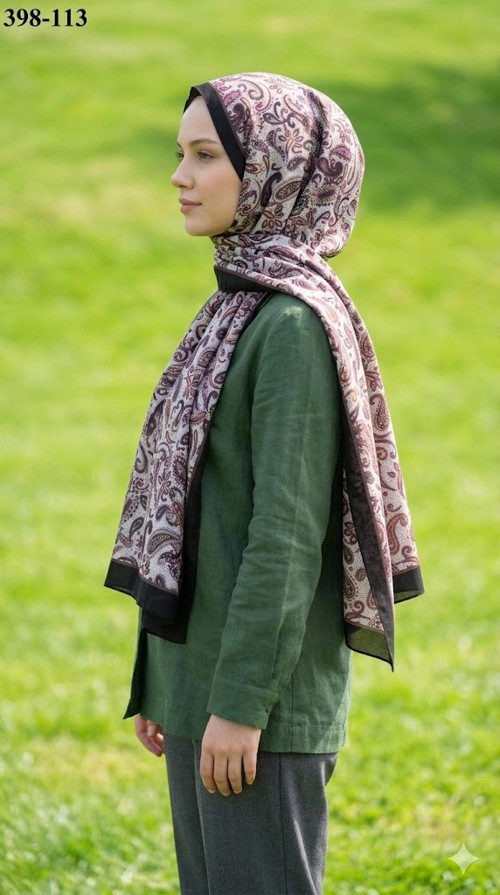 Etnik Desen Soft Şal 398-113