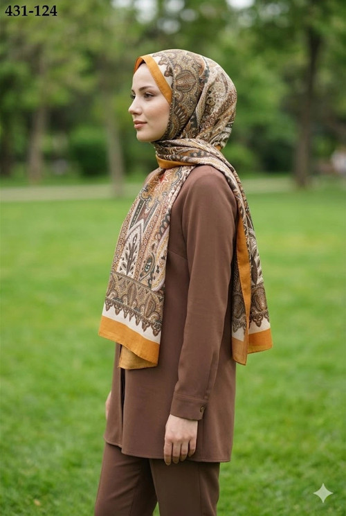 Etnik Desen Soft Şal 431-124