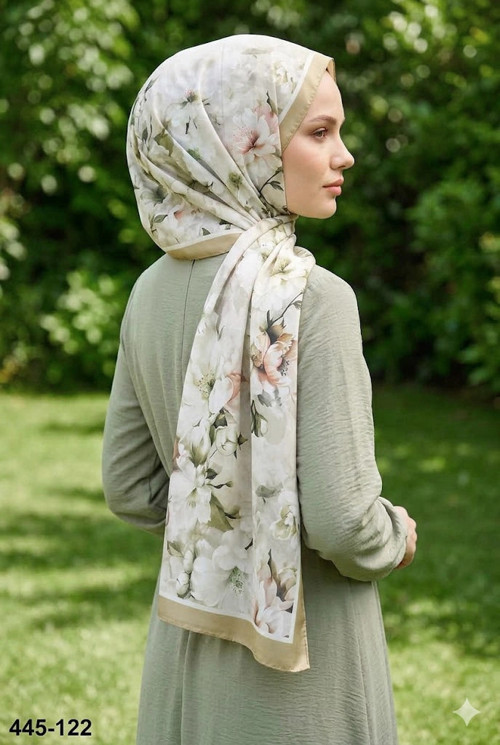 Dijital Desenli Soft Şal 445-122