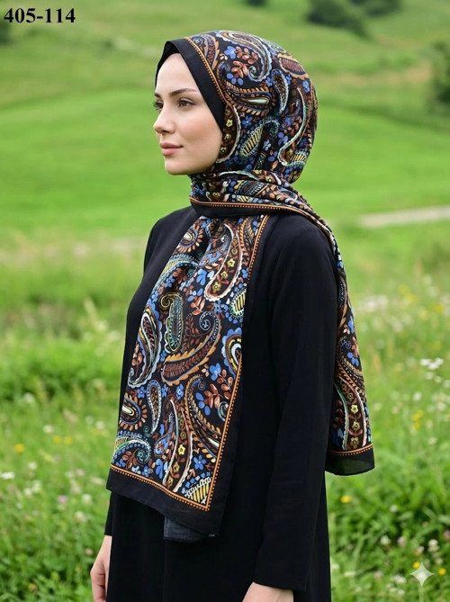 Etnik Desen Soft Şal 405-114