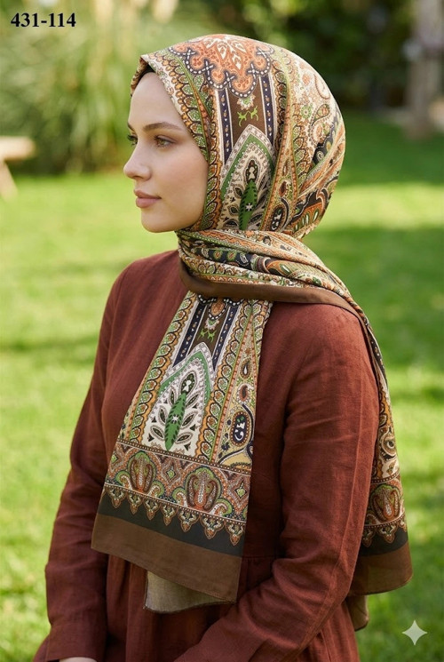 Etnik Desen Soft Şal 431-114