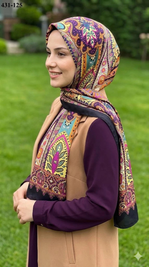 Etnik Desen Soft Şal 431-125