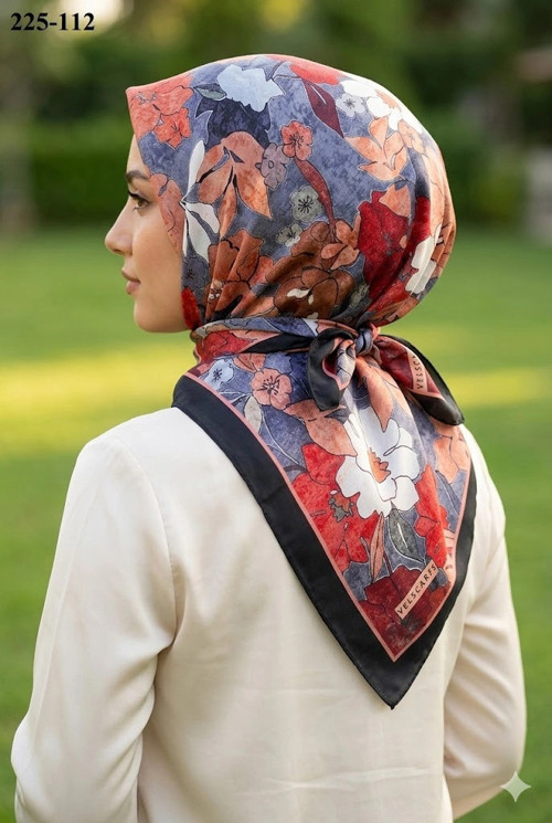 s Soft Pamuk Parla Eşarp (Siyah) 225-112