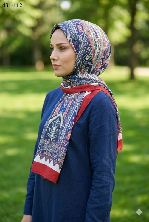 Etnik Desen Soft Şal 431-112