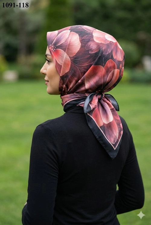 s Soft Pamuk Parla Eşarp (Siyah) 1091-118