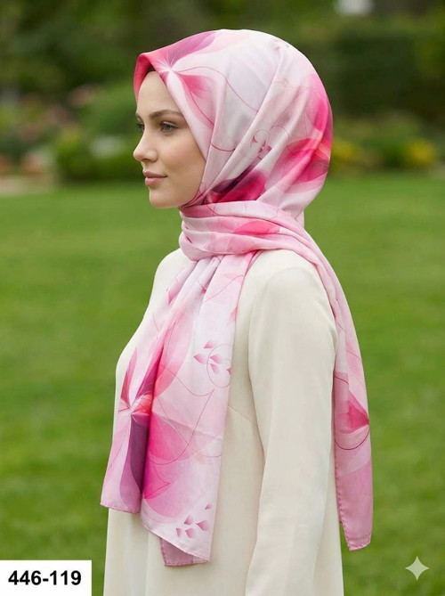 Dijital Desenli Soft Şal 446-119