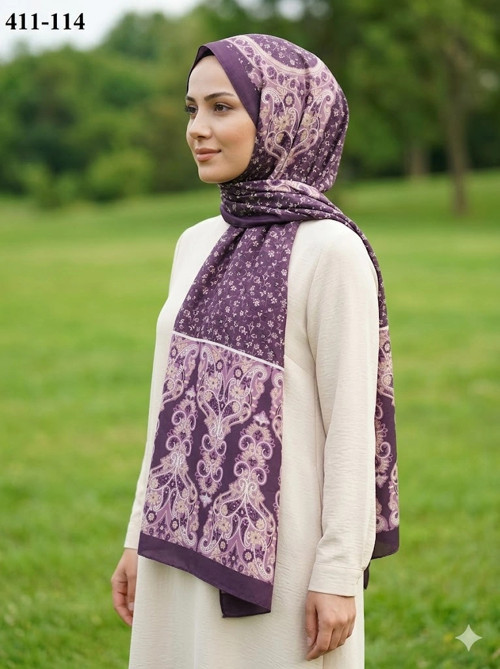 Etnik Desen Soft Şal 411-114