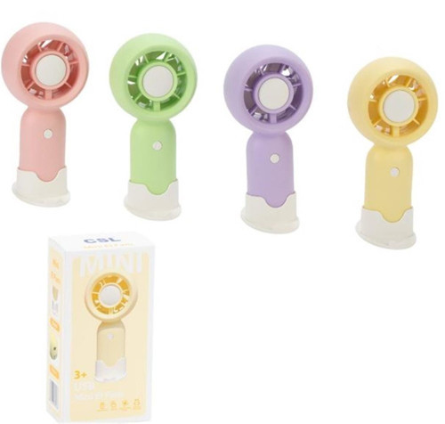 F2 Şarjlı Mini Fan Sarı