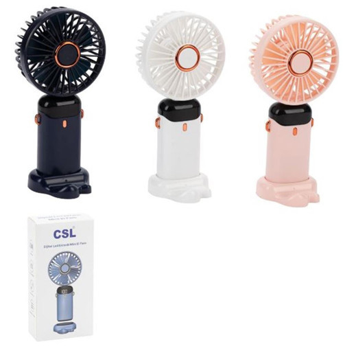 F100 Şarjlı Mini Fan Pembe