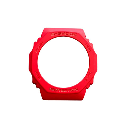 G-Shock Ga-2100 Kırmızı Plastik Shock Lastiği Kasa Silikonu