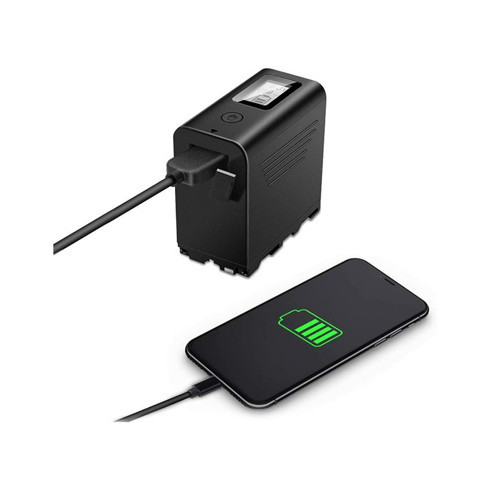,320 Ledli Video Kamera Işığı İçin Led Ekranlı Ve Usb Li Batarya 11700 Mah.