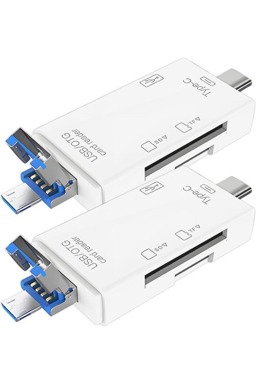 Torima,6 In 1 Kart Okuyucu Adaptör, Usb-Otg Hub Type-C Yd-40