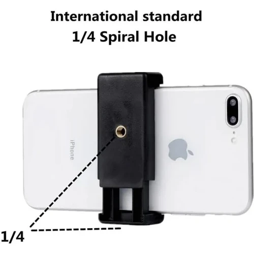 ,Telefon Tutuculu Tripod Slr Kamera Için(Çift Girişli )