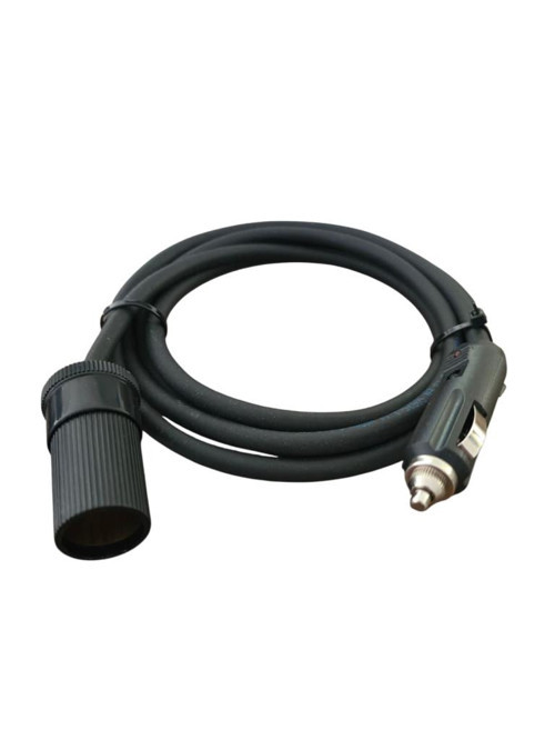 Araç Çakmaklık Uzatma Kablosu Yüksek Güç Çeken Cihazlara Özel 12-24V/16A 2 X1,5mm TTR Bakır 2Mt