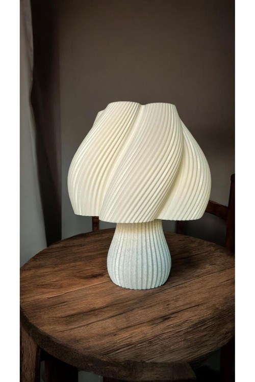 Luminaura Modern Tasarımlı Şık Abajur | Dekoratif Masa Lambası Yatak Odası, Salon Ve Ofis Aydınlatma