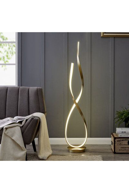 Marsel Modern Tasarım Eskitme Renk Gün Işığı Ledli Salon - Yatak Odası Led Lambader