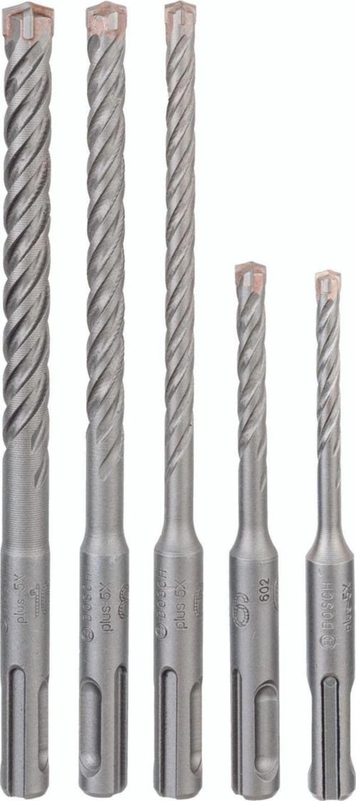 Sds Plus-5x Serisi Kırıcı Delici Matkap Ucu 5 Parça Set (5,6 X 110 Mm, 6,8,10 X 160 Mm)