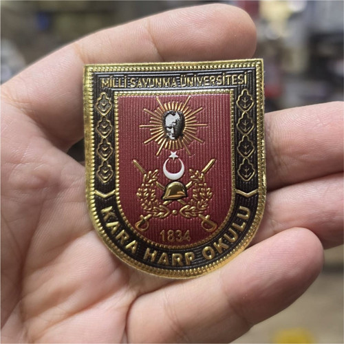 MSÜ Kara Harp Okulu Mont Brövesi - Dahili Mont Brövesi - Arkası Cırtlı