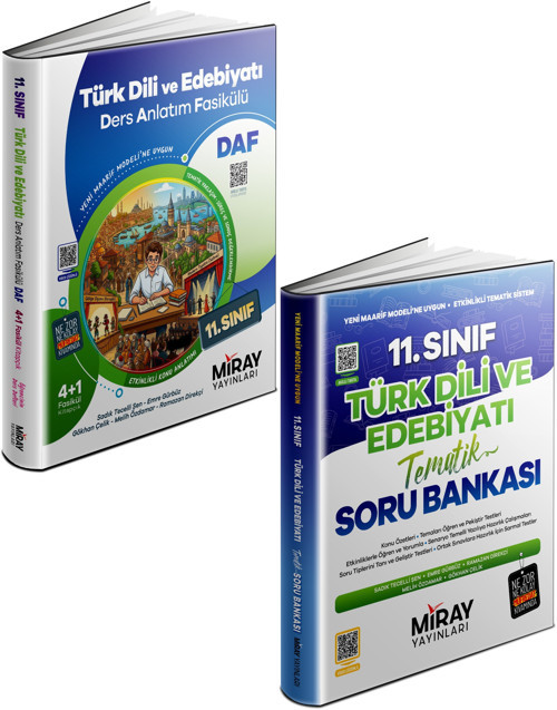 Miray 2027 11. Sınıf Türk Dili Ders Anlatım Fasikülleri + Tematik Soru Seti 2 Kitap Maarif Model