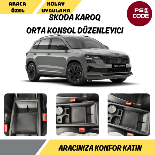 SKODA KAROQ ORTA KONSOL DÜZENLEYICI - ORGANİZER