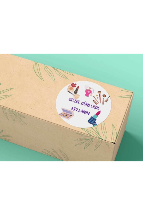 Kozmetikçi Parfüm Koku Kuaför Güzel Günlerde Kullanın Etiketi Mat 4 Cm (100 Adet)