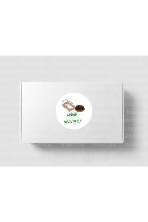 Umre Hediyesi Etiketi Allah Kabul Etsin Yuvarlak Mat Sticker Zamzam Hajj Umrah 4 Cm (45 Adet)