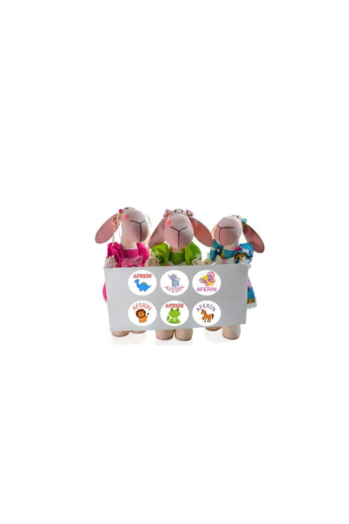 Renkli Aferin Sticker Okul Kurs Ödül Etiketi Başarılar Sevimli Yuvarlak Mat Çıkartma 4 Cm (120 ADET)