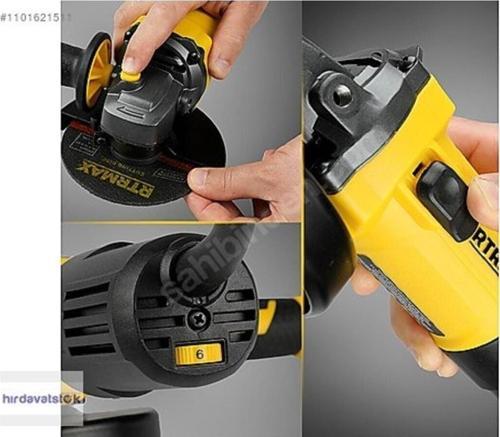 Rtm 1080 Avuç Taşlama Makinesı 115 Mm 750w Devir Ayarlı