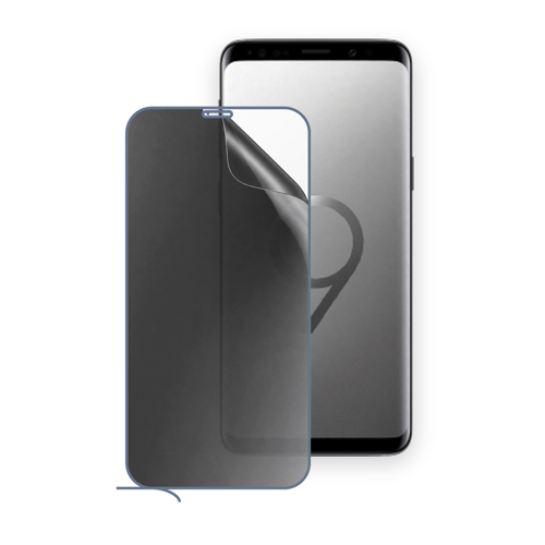 SAMSUNG Galaxy S9+ Uyumlu Ön Yüzey Hayalet Privacy Hidrojel Ekran Koruyucu