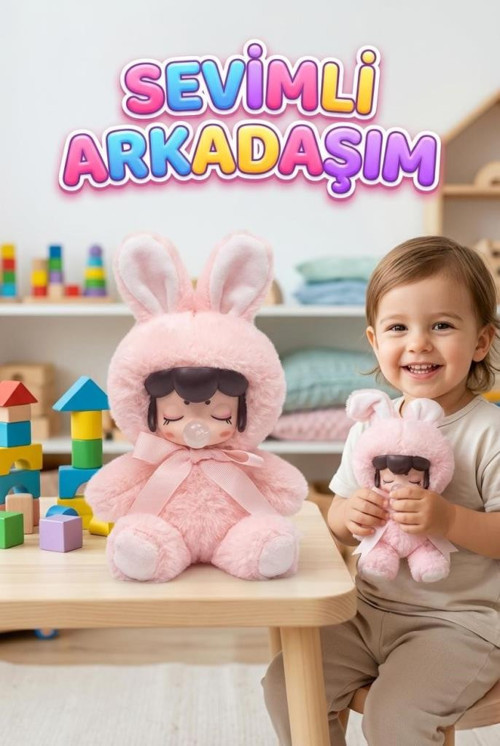 Toykido Nansi Coffie Ayıcık Bebek TYK-003 PS-8