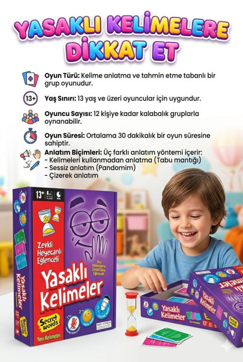 Yasaklı Kelimelere Dikkat Et! Eğlence Dolu Kelime Oyunu