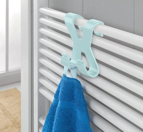 ® Hang it Pratik Kolay Taşımabilir Havlupan 2 Kancalı Banyo Askısı
