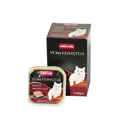 VomFeinsten Karışık Etli Yetişkin Kedi Konservesi 100 gr x 6 Adet