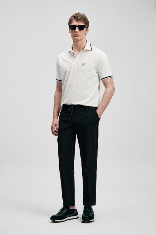 Daxon Smart Erkek Chino Pantolon Slim Fit Siyah