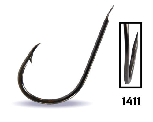 1411 Kısa Pala Dövme Çupra İğnesi 100lü Kutu Black Nikel - Standart, 2