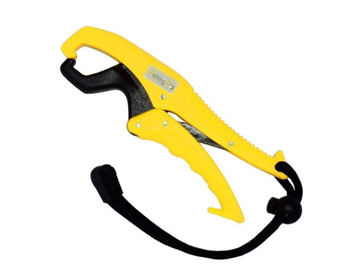 7504 Grip Plastik Balık Tutucu Askı İpli 15cm - SARı