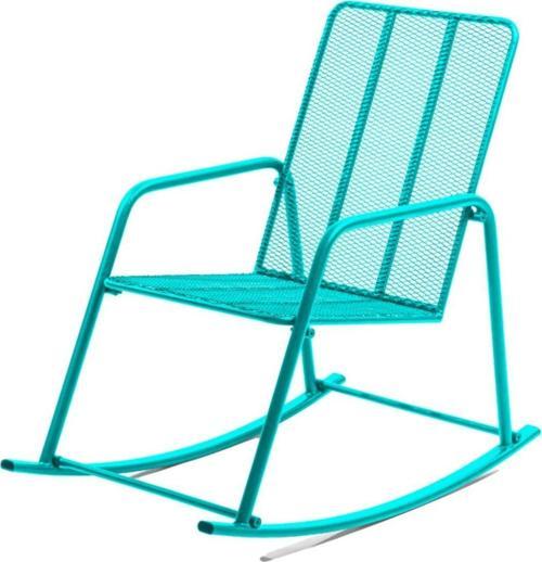 Turkuaz Metal Sallanan Sandalye 1092
