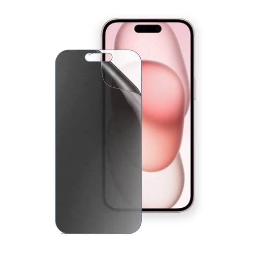 Apple iPhone 15 Uyumlu Ön Yüzey Hayalet Privacy Hidrojel Ekran Koruyucu