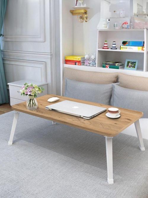 Çift Kişilik Yatak Sehpası - Atlantik Çam - Oval Kenar 80x40
