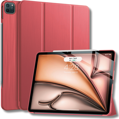 iPad Air 13 inç M2 Çipli 2024 Uyumlu Akıllı Smart Cover Tablet Kılıfı A2898/A2899/A2900
