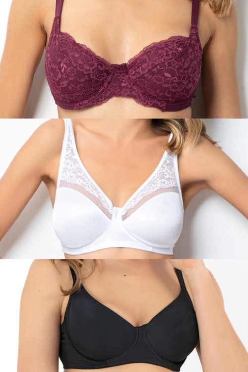 3'Lü Minimizer Toparlayıcı Sütyen Set - Günlük,Rahat