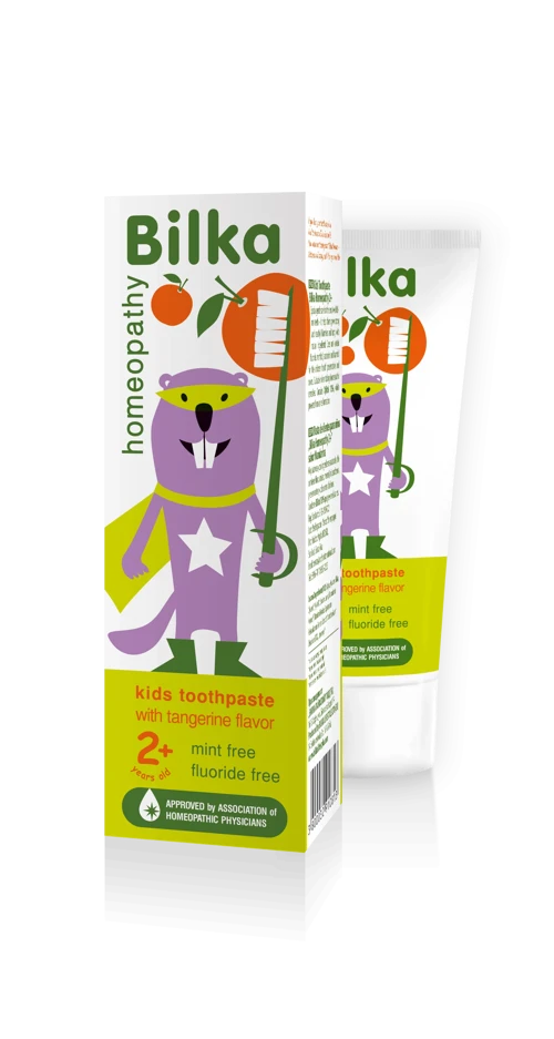 Homeopathy 2+ Mandalina Aromalı Çocuk Diş Macunu 75 ml | Florürsüz, Ksilitollü, Doğal Ağız Bakımı