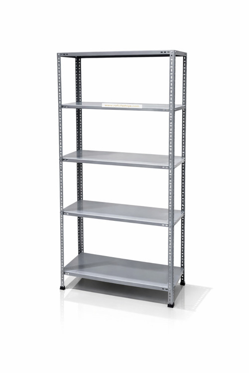 5 Katlı Çelik Raf 43x93 cm Galvaniz Çelik | Depo Kiler Ofis Arşiv Raf Sistemi