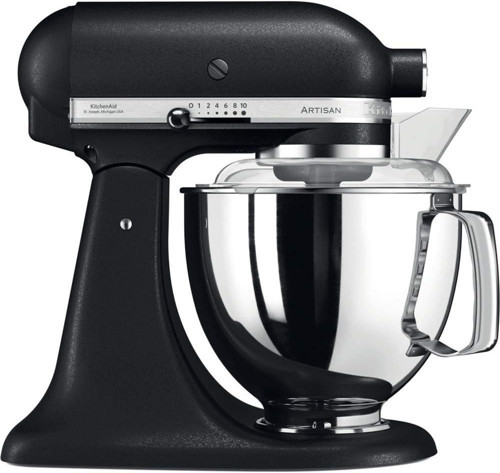 Kitchenaid Artisan 4, 8 L Stand Mikser 5KSM175PS Cast Iron Black-EBK