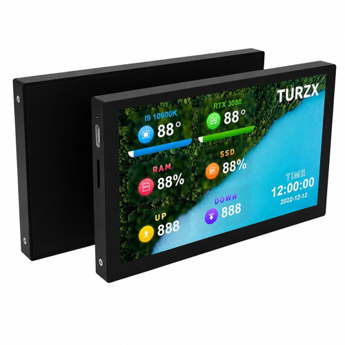 Turzx 5.2" PC Kasa İçi Akıllı Ekran