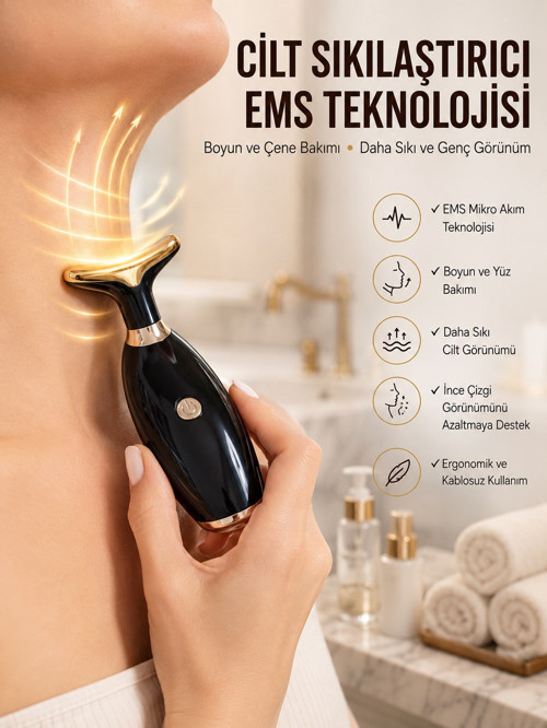 uygun Yüz Ve Boyun Kırşıklık Giderici Ems Güzellik Cihazı Gıdık,Sarkma,Kırışıklık Yüz