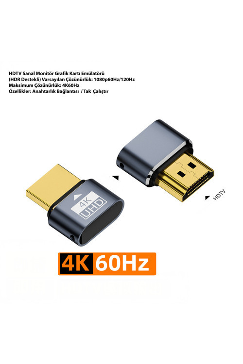 HDTV Sanal Ekran için Uygun Grafik Kartı Alıcısı - HDTV Sanal Monitör Grafik Kartı Emülatörü