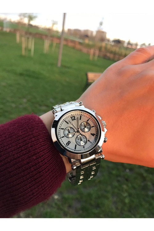 Erkek &Kadın Çelik Analog Rolex Model Kadın Kol Saati