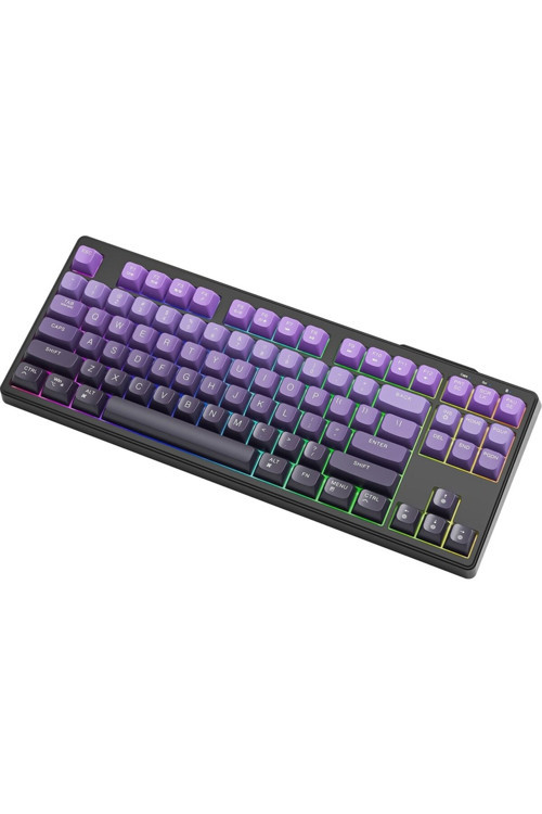 M87 2.4g Bt5.0 Çift Bağlantılı Tft Led Ekranlı Rainbow Gaming Oyuncu Klavye